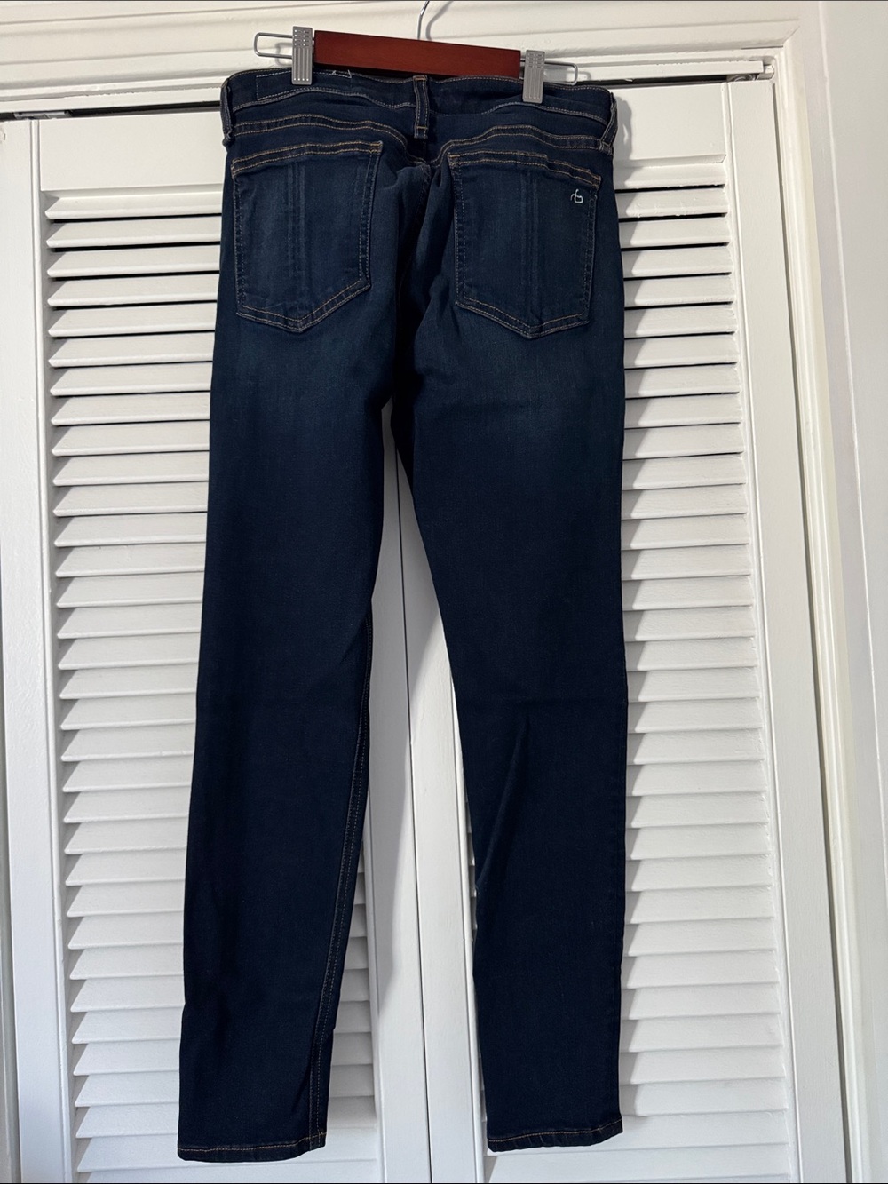 rag & bone Dark Blue Skinny Jeans